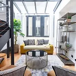My Veranda - Marais - Republique- Luxury Family Suite Avec Climatisation